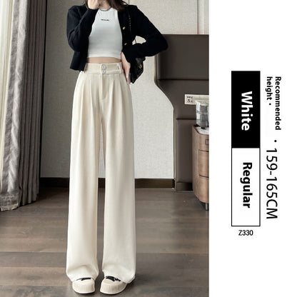 Women's Casual Solid Color Loose Japanese Style Wide Leg Pants