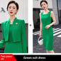 Business Suit And Dress Female Plus Size Two-piece Suit