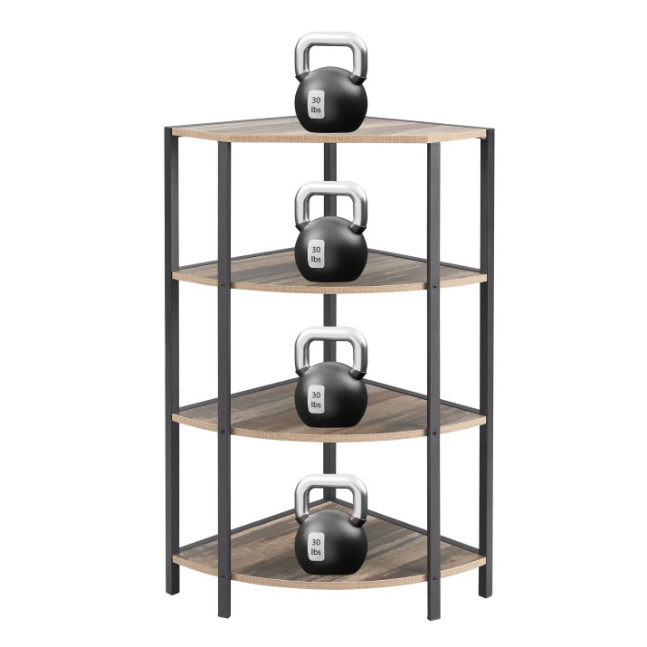 4-Tier Corner Shelf,Multipurpose Display Storage Stand For Kitchen,Home Office,living Room,Small Space