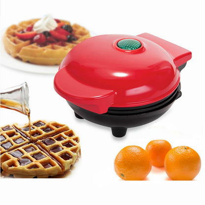 Electric Waffle Maker Machine EU Plug Mini Eggette Breakfast Pot Pan Bubble Egg Cake Oven Waffle Molds