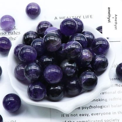 Natural Amethyst Agate Diy Non-porous Stone Beads