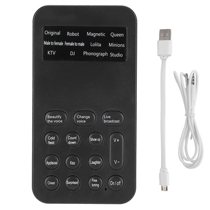 Male to Female Sound Changer Game Live Broadcast Phone Computer Universal Mini Sound Card