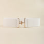 Elastic Women's Belt Matching Suit 5cm Plain Simple Hanging Buckle All-matching