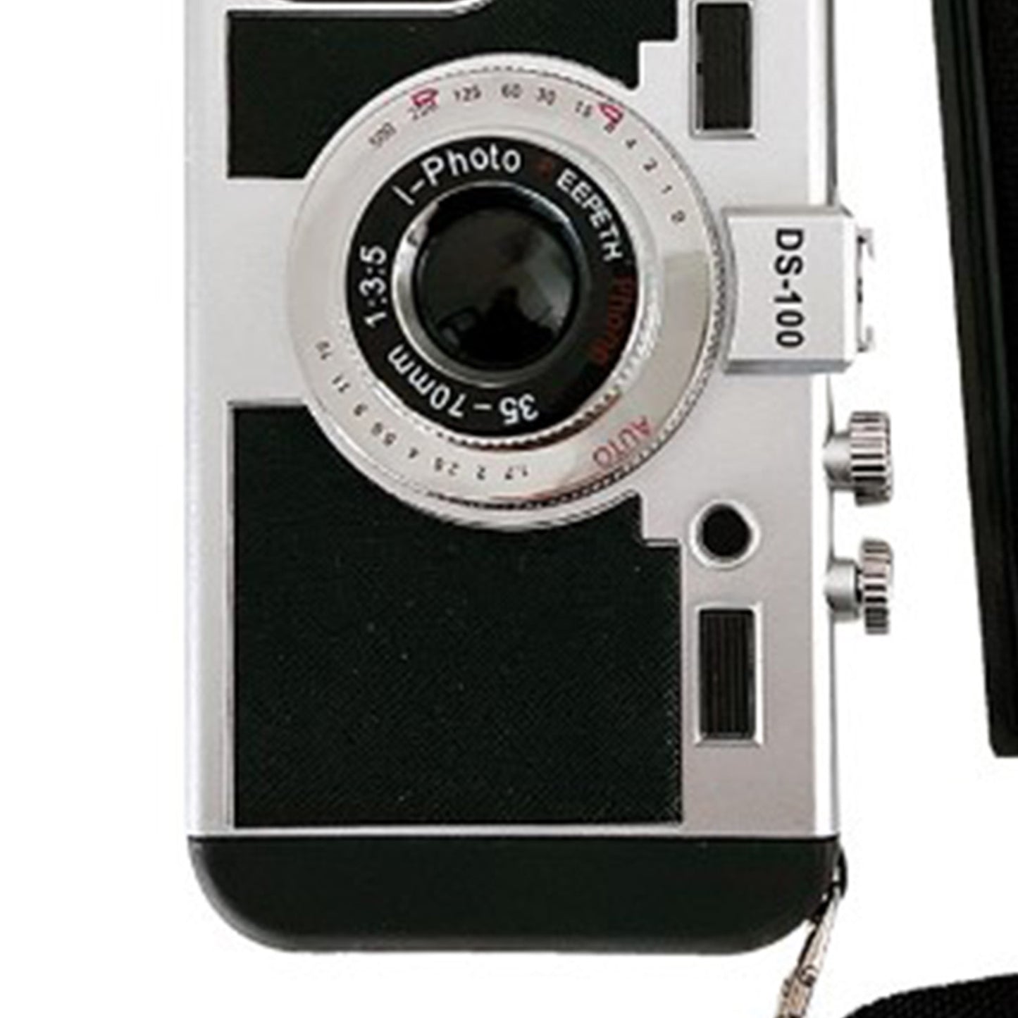 Vintage Camera Phone Case Protective Retro Camera Phone Case with Detachable Rope for IPhone 14