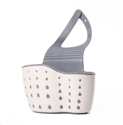 Kitchen Drain Holder Rubber Sponge Storage Rack Basket Wash Cloth Organizer Bathroom Toilet Soap Shelf