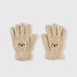 Cute Bear Plush Gloves Female Winter Cycling