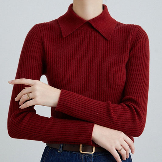 Pullover Cashmere Sweater Autumn Winter Retro Fashionable