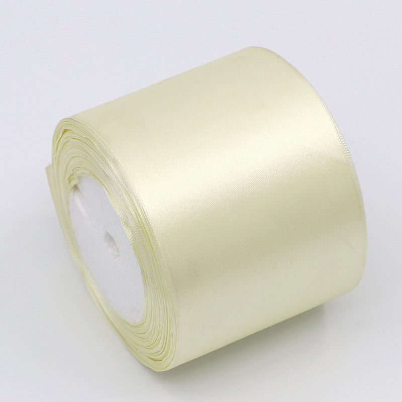 8CM Wide Ribbon Silk Colored Ribbons Wedding Supplies