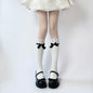 Sosete japoneze Jk Bowknot Sweet Lace Lolita Mijlocul gambei