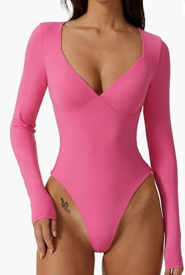 Simple Lady T-back One-piece Corset