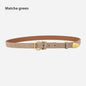 Girls' Fashionable All-match Retro Frosted Belt