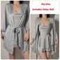 Underwear Pure Lace Slip Nightdress Outerwear Gown Homewear Suit