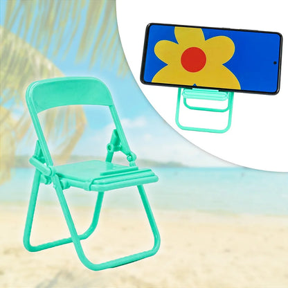 Mobile Phone Holder Format Portable Folding Creative Table Chair