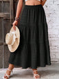 Mid-length Pleated Casual Skirt