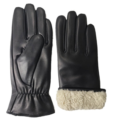 Winter Women's Warm Leather Gloves