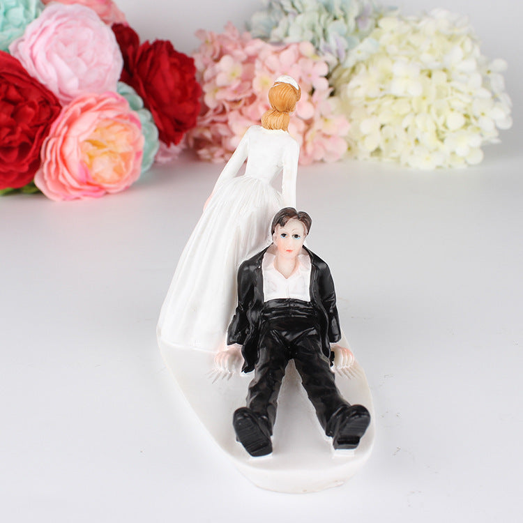 Bridegroom cake decorations Valentine's Day gift