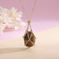 Spring 2023 New Natural Energy Crystal Pendant Ins Niche Design Valentine's Day Bag Bag Peace Necklace