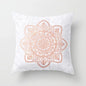 Pink sofa cushion cushion pillowcase