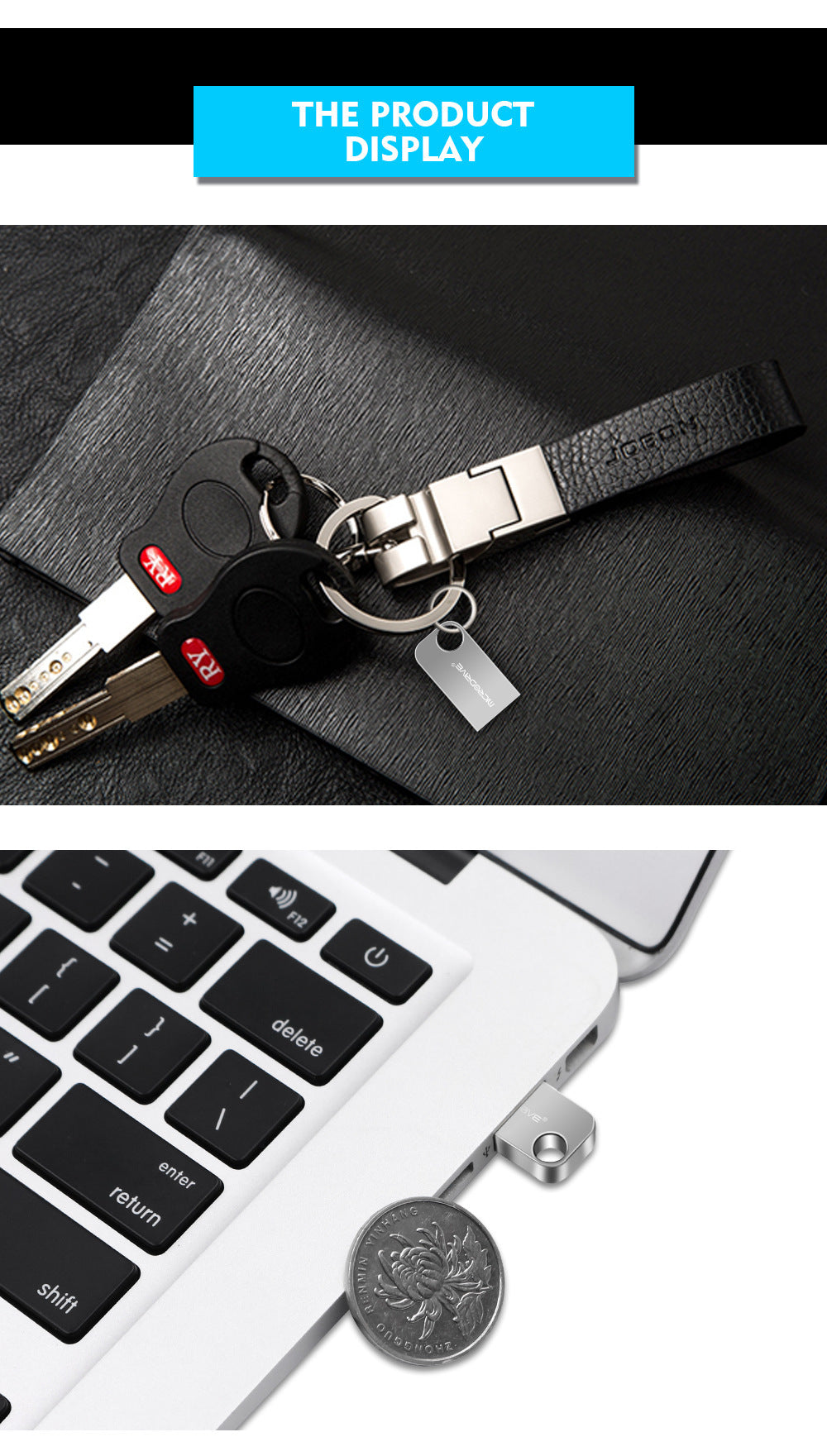 16G Vehicle-mounted Large Capacity 64g Mini USB Disk