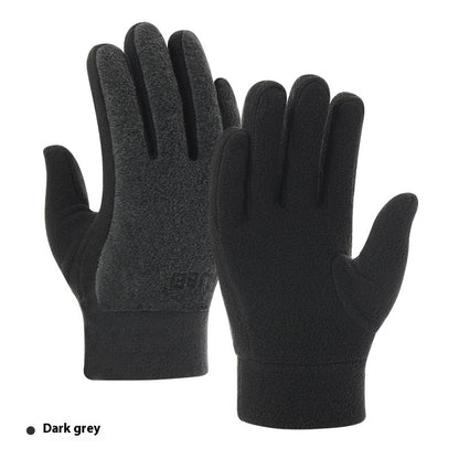 Herbst und Winter warme Polar Fleece Handschuhe Reiten dicke Mode