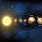 Solar System Planet Wall Spray Painting Hanging Painting And Oil Painting For Home And School Decoration