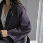 Autumn And Winter Temperament Korean Style Woolen Coat Women