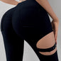 High Waist Tight Hip Lifting Sport Fitness Pants Yoga Trousers For Women