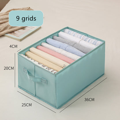 Clothes Denim Pants Drawer Organizer Box