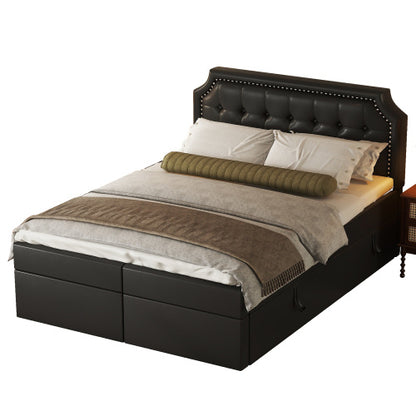 Pu Metal-framed Double Bed