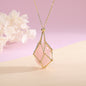 Spring 2023 New Natural Energy Crystal Pendant Ins Niche Design Valentine's Day Bag Bag Peace Necklace