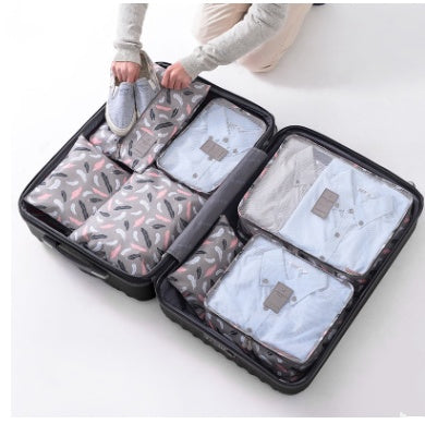 Durable Waterproof Nylon Packing Cube Travel Organizer Bag