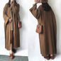 Wind Long Knitted Cardigan Overknee Coat