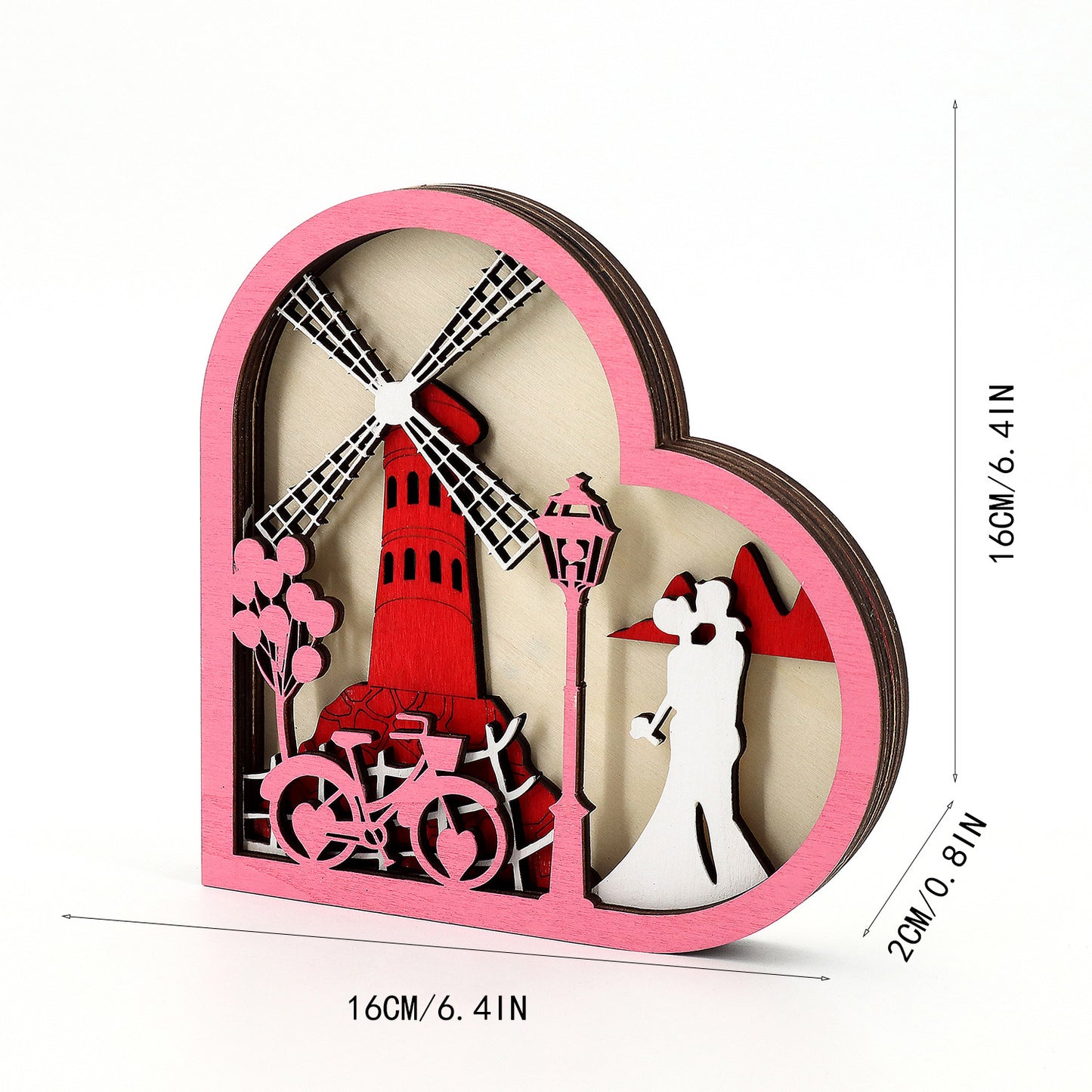 Valentine's Day Ferris Wheel Shape Decoration