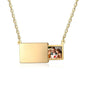 Creative Pull Out Photo Envelope Necklace