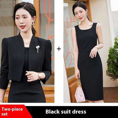 Business Suit And Dress Female Plus Size Two-piece Suit