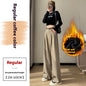 Black Suit Pants Women's Wide-leg Pants Straight Casual Pants