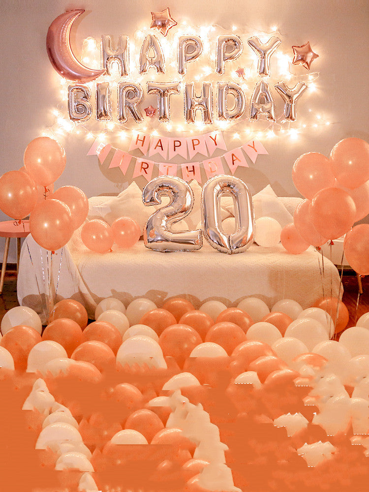 Party Decoration Balloons Happy Birthday Balloons Package