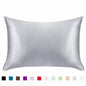 Pillowcase Satin Solid Color Simulation Silk Single Pillowcase Ice Silk Pillowcase