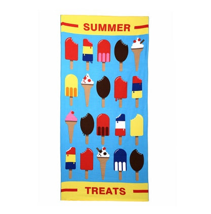 Drop Shipping Flamingo Ice Cream Printed Large Men Women Summer Beach Towels Microfiber Bath Towel Camping Yoga Towels Bathroom