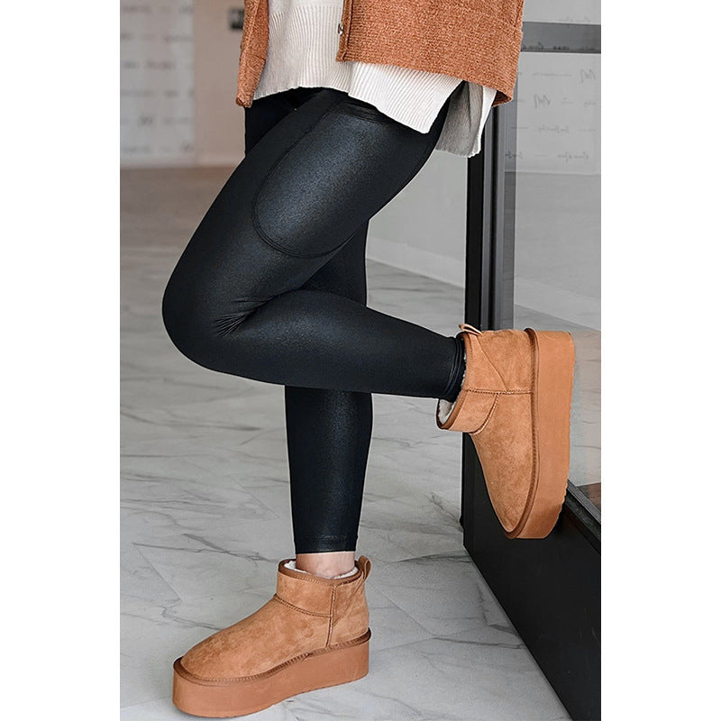 Fashion Slim-fit Versatile Solid Color Trousers For Women