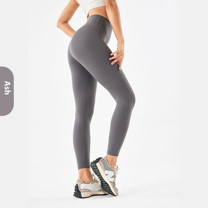 High Waist Nude Feel Yoga Pants Women's Stretch Skinny Hip Raise Sports Fitness Leggings