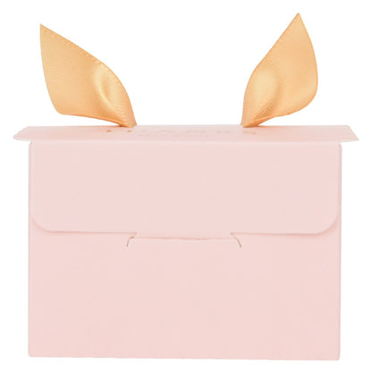 50 pcs Wedding Party Paper Candy Chocolate Cake Decoration Box Gift （Pink thanks）