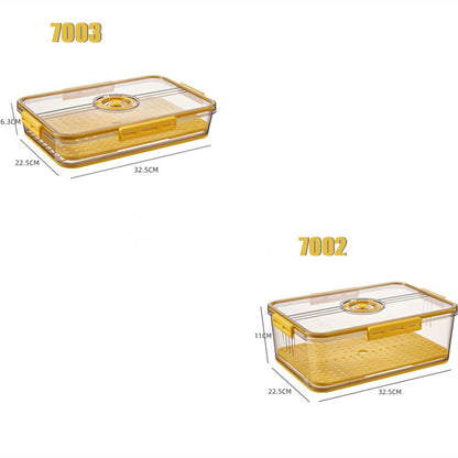 Refrigerator Storage Box Transparent Food Grade PET Plastic Storage Box