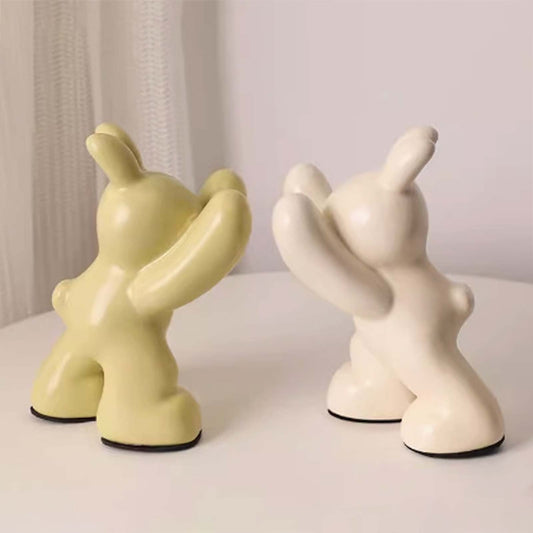 Decorative Ceramic Book Ends Creative Animal Figurine Book Ends Stands Suitable For Hold Cds Dvds Magazines