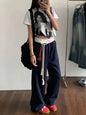 Retro Casual Pants Sweatpants For Women Autumn And Winter