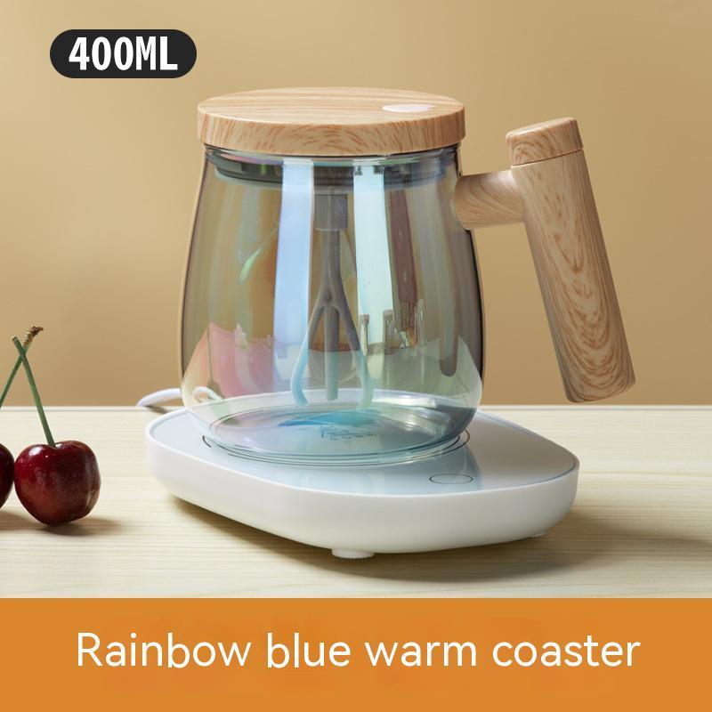 400ML Self Stirring Coffee Mug  Electric Mixing Glass Coffee CupHigh Speed Fast Automatic Coffee Cup For Gyms Dining Room Kitchen Gadgets