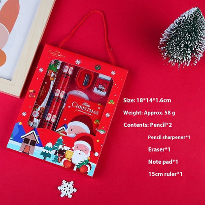 Suit Stationery Portable 6-Piece Gift Box Children Christmas