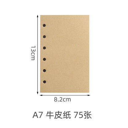 Creative Notebook Stationery One Leaf Zhiqiu Travel Diary Book Loose Leaf Vintage Leaves One Piece