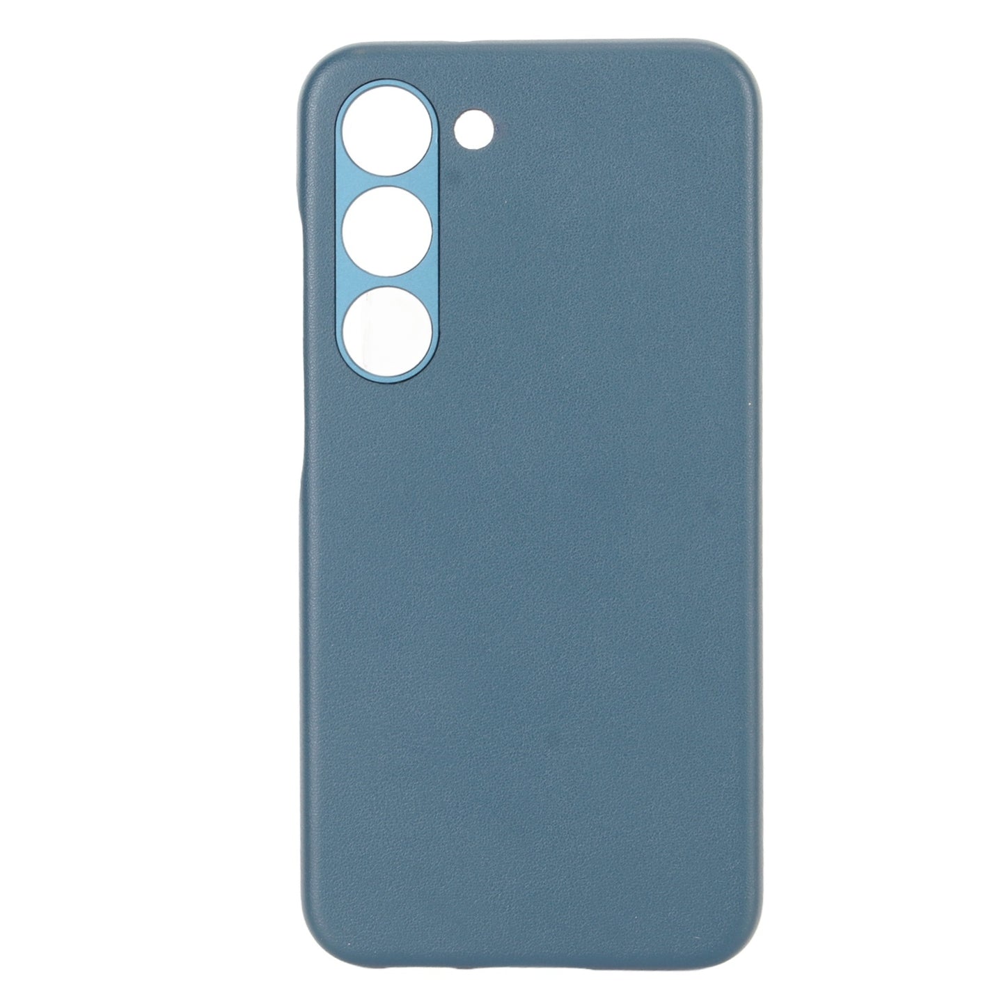 Original Phone Case Blue Fashion Fuax Leather Phone Case Shockproof Business Shell Phone Cover Case for Galaxy S23 Phone