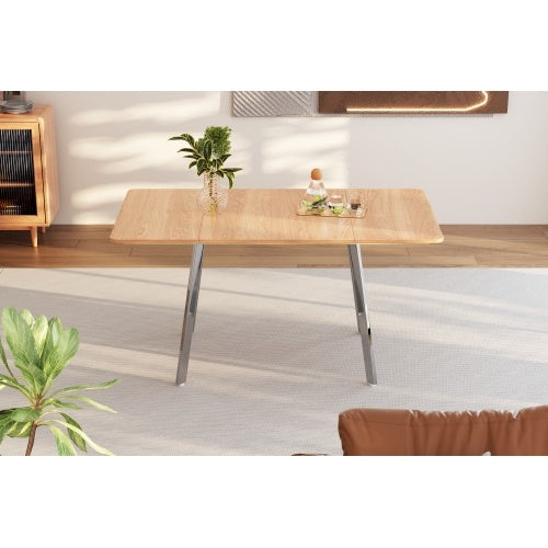 Fiberboard Modern Minimalist Dining Table